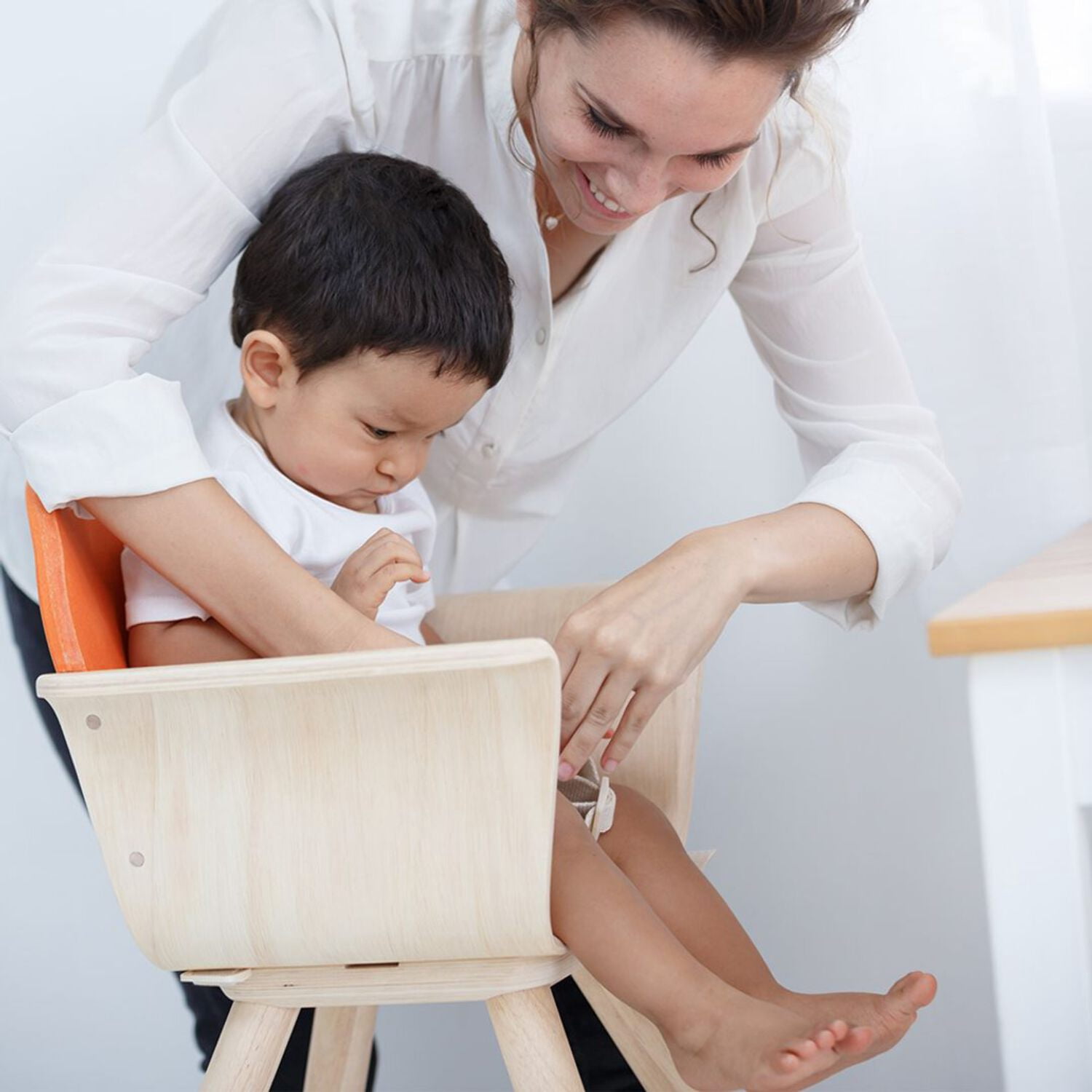 PlanToys High Chair - Orange