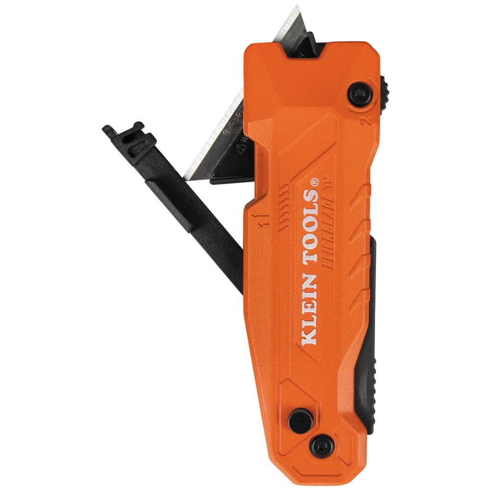 Klein Tools 44306 FLICKBLADE 2-in-1 Utility Knife & Scraper with Blade