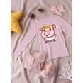 thumbnail image 3 of Surprised Pig Long Sleeve Toddler -Image by Shutterstock,  2 Toddler, 3 of 4