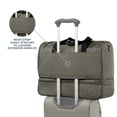 thumbnail image 3 of Travelpro Maxlite 5 Softside Carry-on Weekender with Drop-Bottom Compartment, Lightweight Overnight Travel Duffel Bag, Men and Women, Slate Green, 19-Inch, 3 of 7