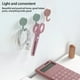 thumbnail image 3 of Toystoory Colgador de pared de 10 piezas, gancho de almacenamiento autoadhesivo, llavero de organización, puerta de baño para sala de estar, Organizadores de utensilios de cocina Rosado, 3 of 6