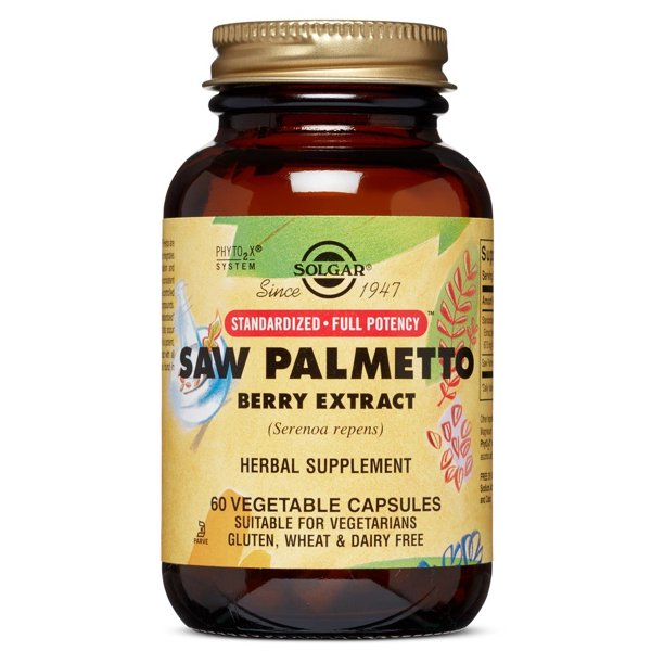 Solgar Saw Palmetto Berry Extract 60 Vegetable Capsules