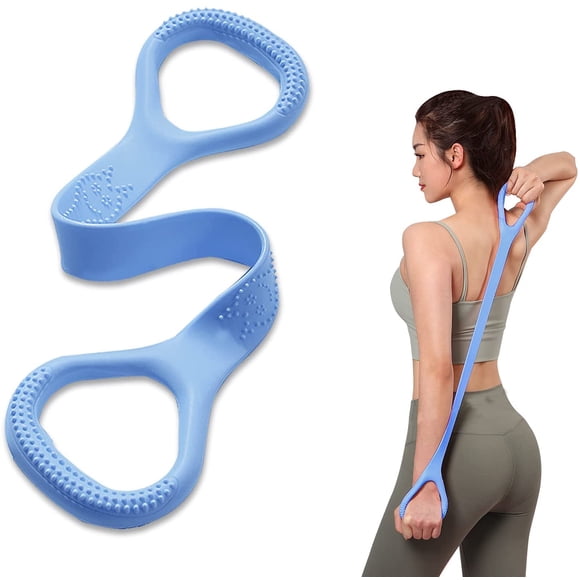 Yoga Strap, Multi-Loop Strap, 12 Loops Yoga Stretch Strap, Nonelastic Stretch Strap for Physical Therapy, Pilates, Dance and Gymnastics with Carry Bag