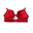 thumbnail image 2 of Victoria's Secret Very Sexy Embellished Lightly Lined Low-Cut Demi Bra Bling Rhinestone Lipstick Red Cup Size 36D NWT, 2 of 2