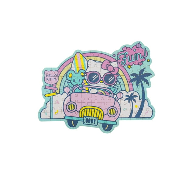 Wood Jigsaw Puzzle Hello Kitty Kawaii Vacation 89pcs