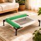 thumbnail image 1 of Cama elevada para mascotas con almohada, malla transpirable, portátil, con patas antideslizantes, cama para mascotas, elevada para perros Verde M, 1 of 8
