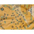thumbnail image 5 of oneOone Rayon Ucla Gold Fabric Triangle Geometric Sewing Material Print Fabric By The Yard 56 Inch Wide, 5 of 5