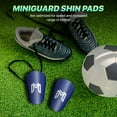 thumbnail image 4 of MiniGuards - Mini Shin Guards for Soccer Players - Tiny Shin Pads for Men, Women, Teens - Miniature Shin Guards 3.9 x 2.4 inch - Perfect for High Level Soccer Athletes (Blue), 4 of 8