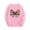 Pink, variant on Hoodies for Girls Long Sleeve Tops Long Sleeve Crew Neck Casual Spring Clothes 2025 Basic Fitted Outdoor Lightfleece Lined Tops Trendy Outfits Hoodie Older Children Pullover Purple 11-12 T