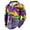 Yellow@GC@, variant on CONZONE Carnival Men's T-Shirts Short Sleeve Mardi Gras T Shirts for Men Casual Crew Neck Fashion Graphic Lightweight Tees Soft Cozy Half Zip Tops