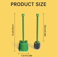 thumbnail image 2 of Clearance Toilet Brush And Holder Set Frog Toilet Brush And Holder Cute Toilet Cleaning Brush Bathroom Bowl Brush Set Deep Cleaning Toilet Cleaning Brush for Home & Kitchen Green, 2 of 8