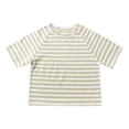 thumbnail image 6 of yillto Kid's Striped Short Sleeve Tshirt Cotton Crew Neck Loose Summer Casual Fashion Shirts for Boys Girls, 6 of 6