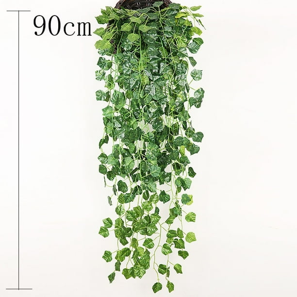 Planta de flores colgantes artificiales de 50-105CM, vid falsa, sauce, flor de ratán, planta colgante Artificial para decoración de pared de jardín y hogar Tan Jianjun unisex