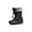 BlackGrey, variant on Blikcon Kids Boys Waterproof Winter Snow Boots (Toddler/Little Kid/Big Kid)