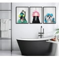 thumbnail image 4 of Funny Dog Bathroom Canvas Wall Art Pet Haircuts Beauty Wall Decor Humorous Animals Posters Pictures Modern Fun Fashion Prints For Home Bedroom Dorm Restroom Paintings(Framed canvas), 4 of 6