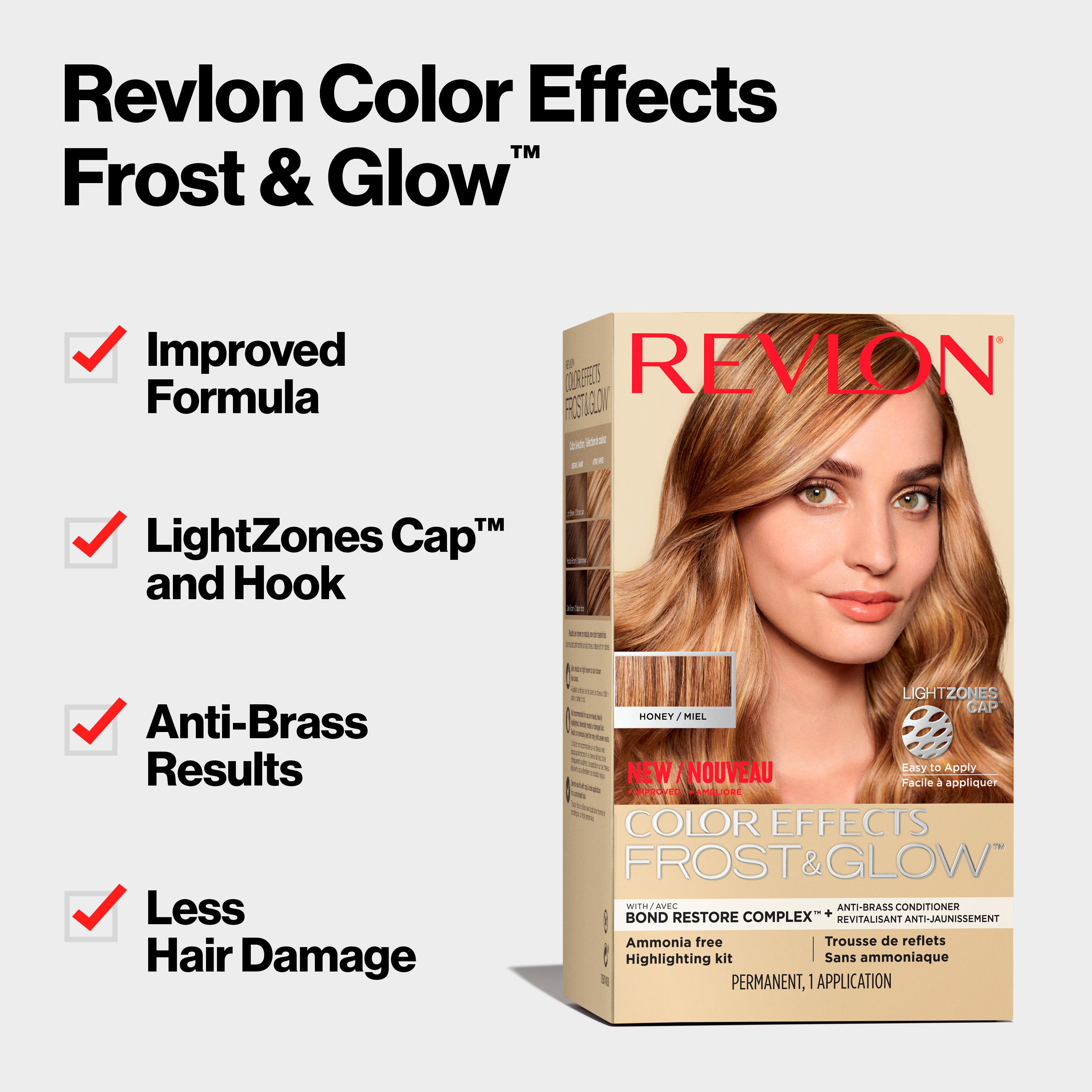 Buy Revlon Color Effects Frost and Glow Hair Highlight Kit, 30 Honey, 1  Count Online at Lowest Price in Ubuy Hong Kong. 42613750
