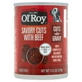 thumbnail image 2 of (12 pack) Ol' Roy Savory Cuts with Beef in Gravy Wet Dog Food, 13.2 oz Can, 2 of 11