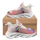 thumbnail image 1 of Zapatillas de tenis con estampado de pentagrama azul cielo para mujer, calzado ligero para correr, otoño e invierno, para el trabajo y el hospital, 1 of 6