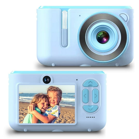 Bdday 2024 Children's Digital Camera HD Photography And Video Recording Front And Rear Lens Small DSLR Mini Camera Gift