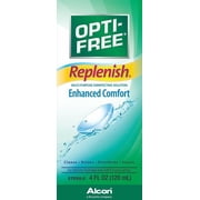 Opti-Free Replenish Multi-Purpose Disinfecting Solution, 4 fl oz 118 ml Pack of 4