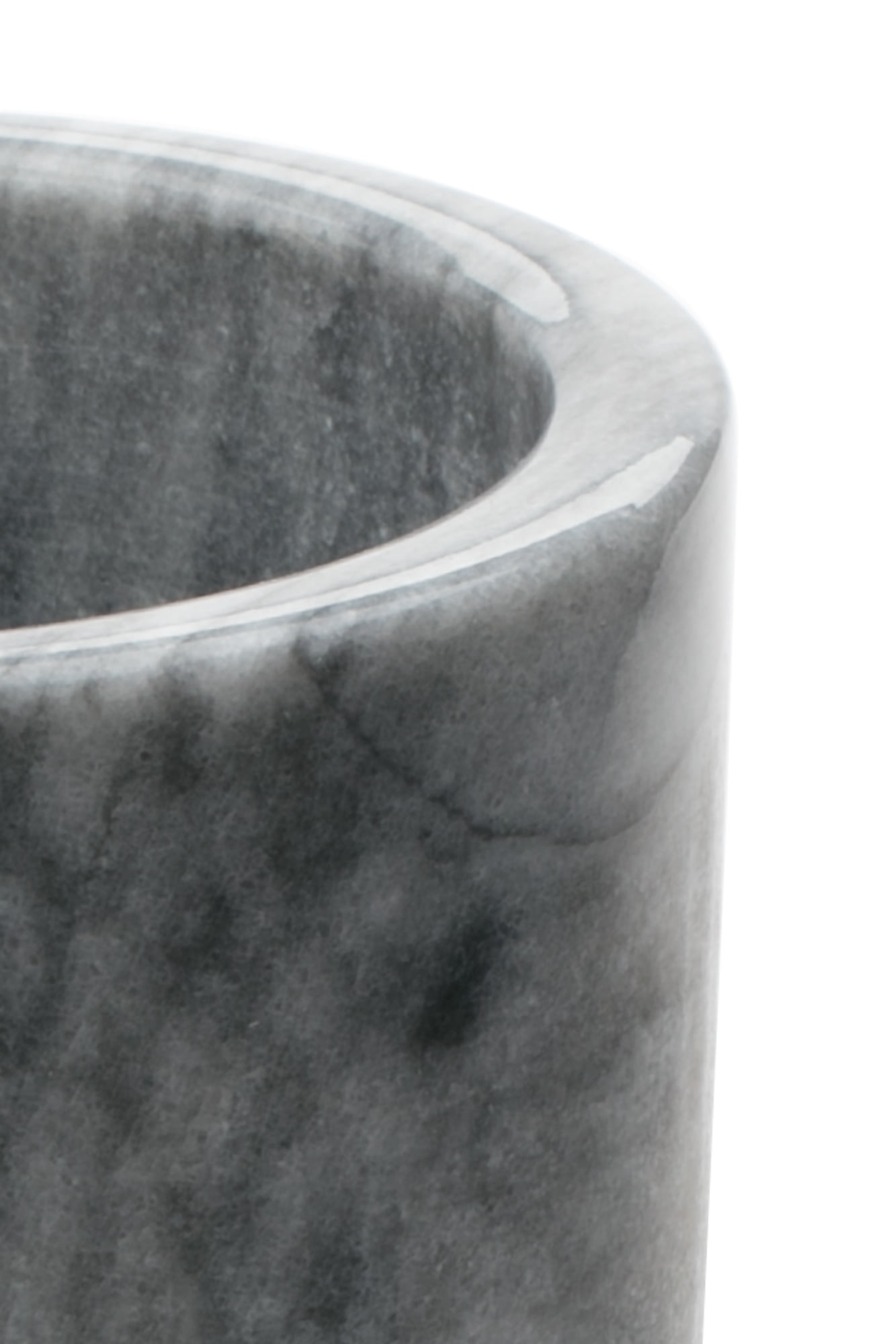 Fox Run Marble Utensil Holder, White
