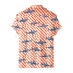 thumbnail image 3 of Camisas Vaqueras Para Hombre Hombres manga corta primavera verano casual impreso camisas top blusa camisas (Orange, S), 3 of 4