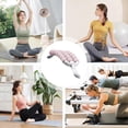 thumbnail image 3 of Bâton de Musculation Rouleau de Jambe Triple Roulement Aide à l'Entraînement Flexible pour Récupération des Jambes, du Dos, des Mollets, des Bras, des Épaules – Coureurs, Athlètes, Rose, 3 of 5
