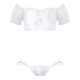 thumbnail image 1 of Men Male Chiffon Lingerie Exotic Sets Sissy Nightwear Sheer Mesh Off Shoulder Ruffled Crop Tops with Briefs Thongs ClubwearXL Gong Bohan LED, 1 of 2