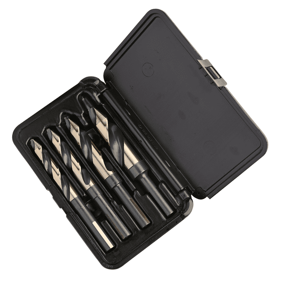 KnKut KnKut 4 Piece Step Point 1/2" Reduced Shank Drill Bit Set 9/16 - 5/8 - 3/4 - 1"