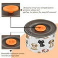 thumbnail image 4 of Puppy Dog Print Cartoon Airtight Coffee Bean Canister 30oz Food Storage Containers with Lids For Gournd, Tea, Sugar, Flour, Rice, Cereal, Candy Cookie Jar, 4 of 8
