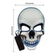 thumbnail image 3 of Máscaras de cosplay Luz de neón Accesorios de mascarada 3 modos para niños adultos Azul, 3 of 5