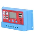 thumbnail image 2 of Controlador de carga de panel solar de 12 V/24 V Controlador de cargador fotovoltaico PWM de 3 etapas Pantalla LCD, 2 of 8