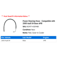 thumbnail image 2 of Power Steering Hose - Compatible with 2000 Audi S4 Base APB, 2 of 2
