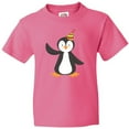 thumbnail image 3 of Inktastic Cute Penguin, Penguin With Party Hat Youth T-Shirt, 3 of 5