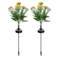 thumbnail image 1 of Yuarrent 2 luces solares de flores para exteriores, hermosas flores solares para decorar el patio. Decoración del hogar D, 1 of 6