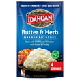 thumbnail image 3 of (8 pack) Idahoan Butter & Herb Mashed Potatoes, 4 oz Pouch, 3 of 12