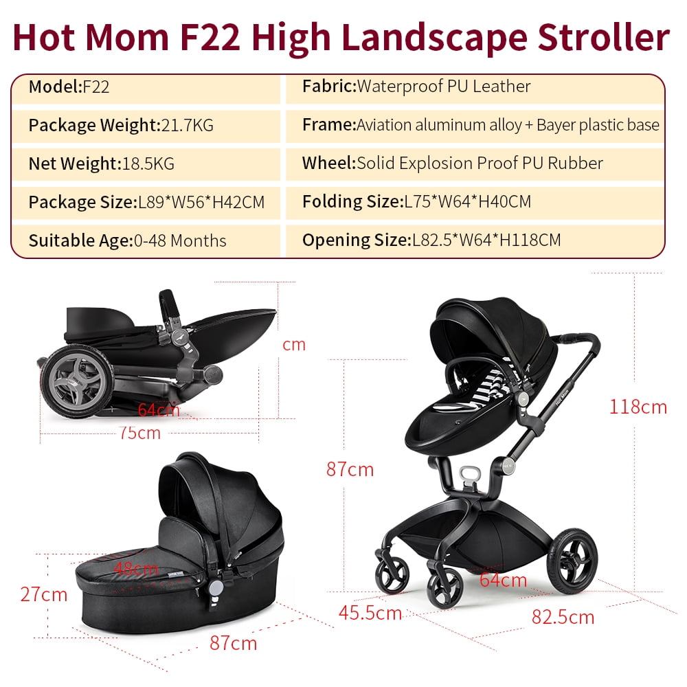 Hot Mom Luxury Baby 2-in-1 Stroller – TAY Online Store