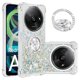 thumbnail image 1 of Funda para Xiaomi Redmi A3 con Brillo Líquido Flotante, Purpurina, Parachoques y Anillo Giratorio Soporte, 1 of 5