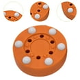 thumbnail image 6 of Luwecf Roller Hockey Puck Smooth Portable Ice Hockey Puck for Game Outdoor Training Orange, 6 of 9