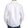 thumbnail image 4 of LELINTA Mens Dress Shirts, Oxford Shirt Button Down Solid Custom-Fit Long, Sleeve Casual Shirt-Up to Size 5XL White/ Black/ Blue Color, 4 of 6