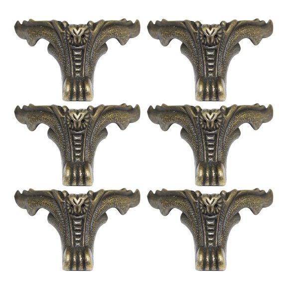 HOMEMAXS 6PCS Dark Green Zinc Alloy Furniture Support Feet Tiger Shape Decoration Legs for Sofa Accessories 30x42mm