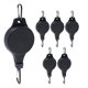 thumbnail image 1 of Paquete de 6 poleas retráctiles para colgar plantas, poleas para plantas, ruedas de altura ajustable para colgar plantas en interiores, color negro, 1 of 8