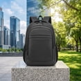 thumbnail image 5 of Laptop Backpack,19 Inch Multi-Compartment Waterproof Lightweight Bag for Men Women | Travel Essentials Bag | Large capacity Commute Daypack,Gray, 5 of 7