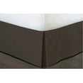 thumbnail image 1 of PLAIN COTTON BROWN BEDSKIRT TWIN SIZE, 1 of 1