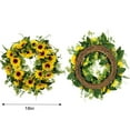 thumbnail image 3 of 18" Round Artificial Wreath Floral Wreath for Living Room Decor, 3 of 9