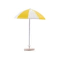 thumbnail image 6 of shamjina 4xDIY Handcrafted Dollhouse Beach Miniature Umbrella Sunshade Models Yellow+M 4 Pcs, 6 of 7
