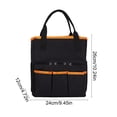 thumbnail image 3 of Homekingdee Gardening Tool Storage Bag - Multi Pocket Tote Bag with Printed Design, Soft Oxford Cloth for Garden and Home Use, Accessories Not Included, 3 of 6