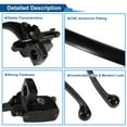 thumbnail image 4 of Palancas de freno de embrague delanteras para Honda Magna Shadow Spirit para Suzuki Intruder para Yamaha Vstar para Kawasaki Vulcan Palanca de manillar de motocicleta Negra, 4 of 7