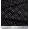 thumbnail image 2 of Soimoi Japan Crepe Satin Fabric Artistic Leaves Printed Fabric 1 Yard 42 Inch Wide, 2 of 3
