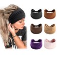 thumbnail image 1 of Laklulu 6 bandas para mujer Boho banda ancha para el pelo anudadas turbantes accesorios para el cabello, 1 of 6